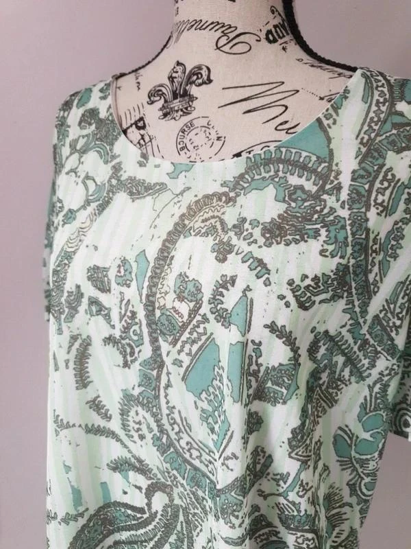 Mint green 2-in-1 fluid blouse C&A Canada – Size L / XL – photo 4